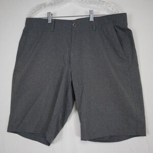 Under Armour Shorts Mens 38 HeatGear Loose Performance Golf Chino Casual Gray